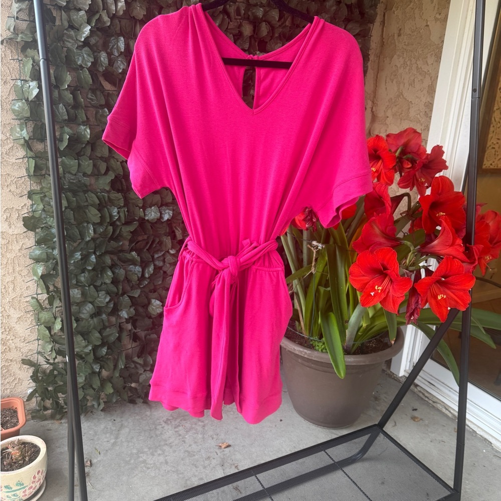 Vibrant Pink Jumpsuit